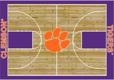 Imperial COLLEGE Clemson University Courtside Rug