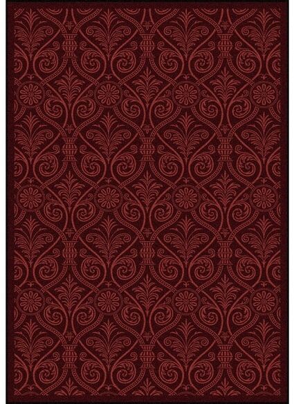 Joy Carpets Any Day Matinee Damascus Burgundy