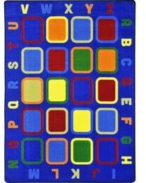Joy Carpets Kid Essentials Alphabet Tiles Multi
