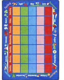 Joy Carpets Kid Essentials Celebrations Calendar Multi