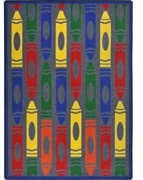 Joy Carpets Playful Patterns Jumbo Crayons Rainbow