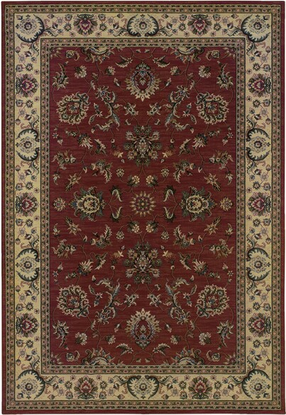 Oriental Weavers Ariana 311C3 Red and  Ivory
