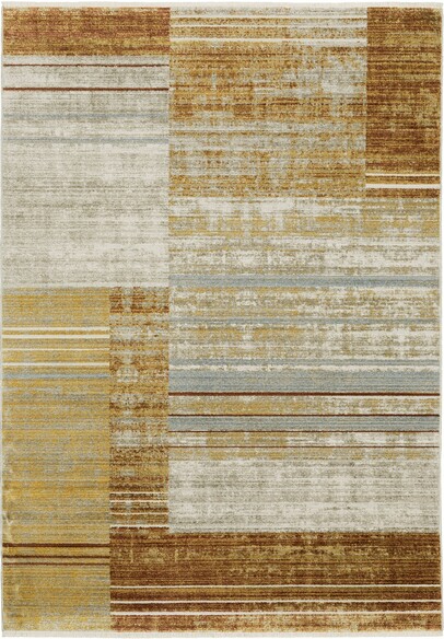 Oriental Weavers Bauer 090R2 Rust and  Gold