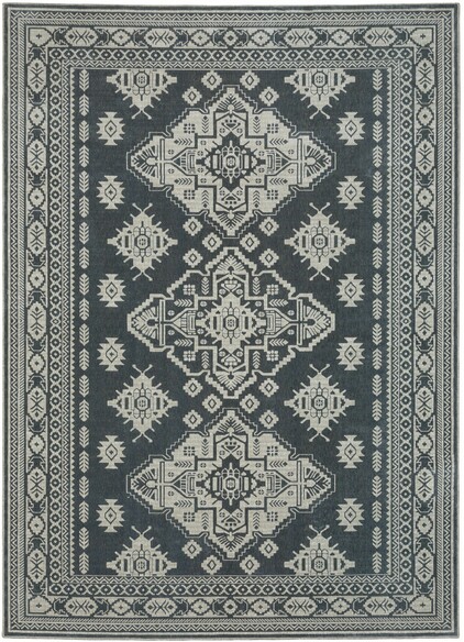 Oriental Weavers Intrigue INT05 Blue and  Grey