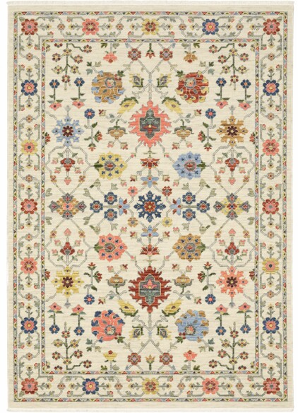 Oriental Weavers Lucca 093W1 Ivory and  Multi