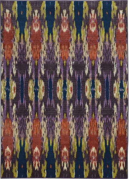 Oriental Weavers Prismatic 85134 Purple and  Blue