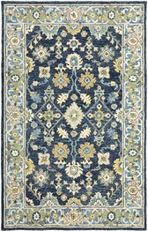 Oriental Weavers Alfresco 28405 Navy and  Blue
