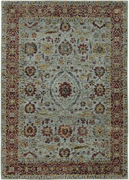 Oriental Weavers Andorra 7155A Blue and  Red