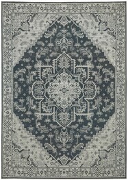 Oriental Weavers Intrigue INT07 Blue and  Grey