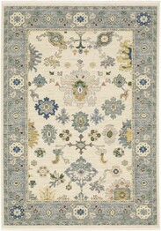 Oriental Weavers Lucca 846H1 Ivory and  Blue