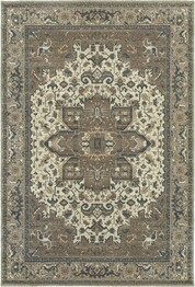 Oriental Weavers Pasha 5991D Ivory and  Grey