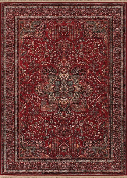 Couristan Kashimar All Over Center Med and Antique Red 0612/3337