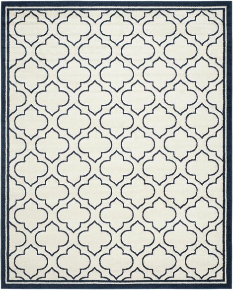 Safavieh Amherst AMT412M Ivory and Navy