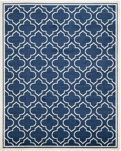 Safavieh Amherst AMT412P Navy and Ivory