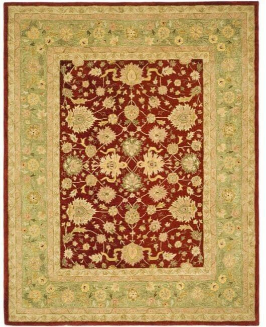 Safavieh Anatolia AN522D Red and Moss