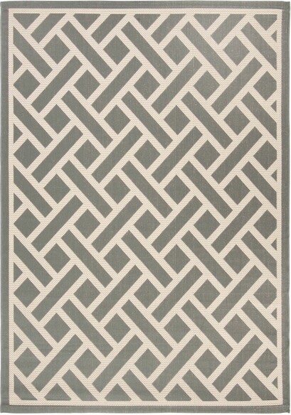 Safavieh Courtyard CY6306236 Anthracite and Light Beige