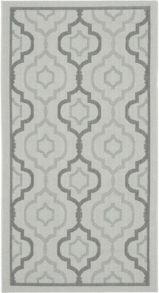 Safavieh Courtyard CY7938-78A18 Light Grey and Anthracite