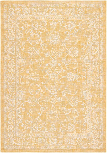 Safavieh Courtyard CY868056021 Gold and Ivory