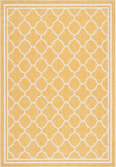 Safavieh Courtyard CY891856021 Gold and Beige
