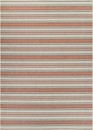 Couristan Monaco Marbella and Coral/Ivory/Pewter 6041/3151