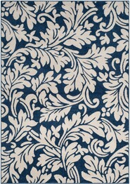 Safavieh Amherst AMT425P Navy and Ivory