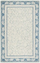 Safavieh Antiquity AT860L Light Blue and Ivory