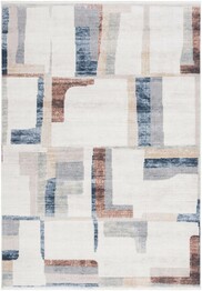 Safavieh Bayside BAY126A Ivory and Blue Rust