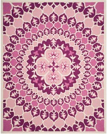 Safavieh Bellagio BLG610A Pink and Ivory