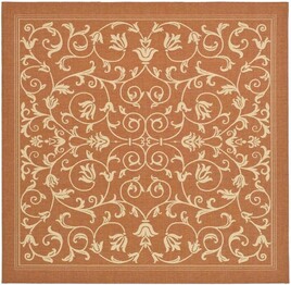 Safavieh Courtyard CY2098-3202 Terracotta and Natural