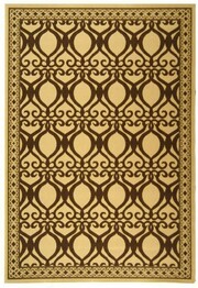 Safavieh Courtyard CY3040-3001 Natural and Brown