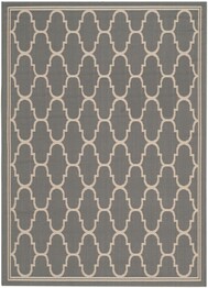 Safavieh Courtyard CY6016246 Anthracite and Beige