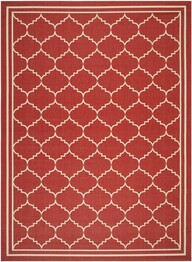 Safavieh Courtyard CY6889-248 Red and Beige