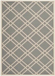 Safavieh Courtyard CY6923-246 Anthracite and Beige