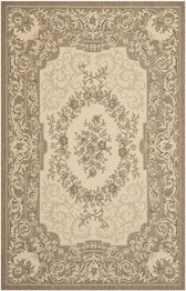 Safavieh Courtyard CY7208-12A5 Creme and Brown
