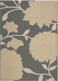 Safavieh Courtyard CY7321246A21 Anthracite and Beige
