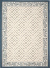 Safavieh Courtyard CY7427258A22 Beige and Navy