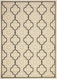 Safavieh Courtyard CY7938256A21 Beige and Black