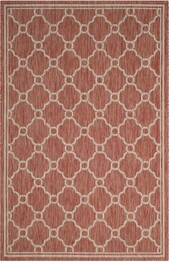 Safavieh Courtyard CY847436521 Red and Beige