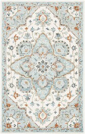 Safavieh Heritage HG922A Ivory and Blue