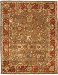 Safavieh Heritage HG952A Moss and Rust