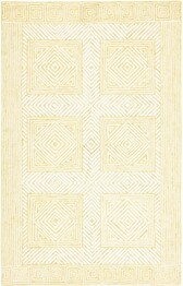 Safavieh Roslyn ROS352C Yellow and Ivory