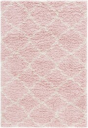 Safavieh Hudson Shag SGH282M Pink and Ivory