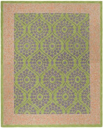 Safavieh Suzani SZN102A Green and Violet