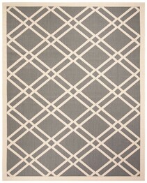 Safavieh Courtyard CYS6923236 Anthracite and Beige