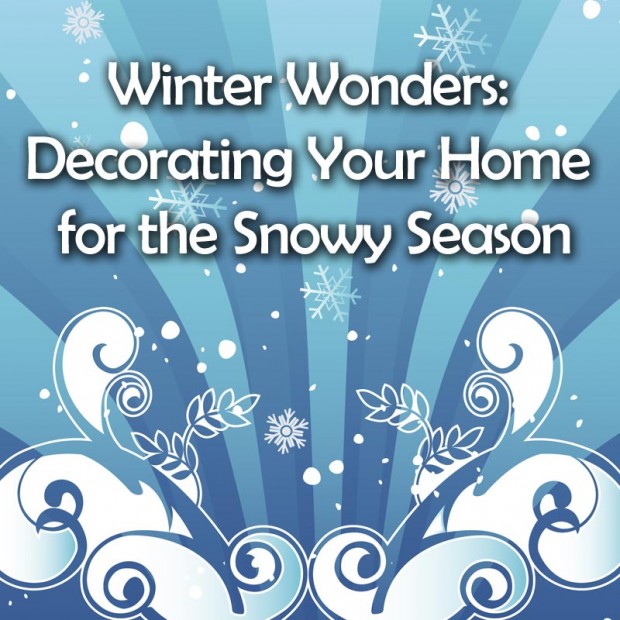 winter decorating the home
