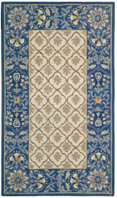 Safavieh Chelsea HK124A Blue and White Area Rug