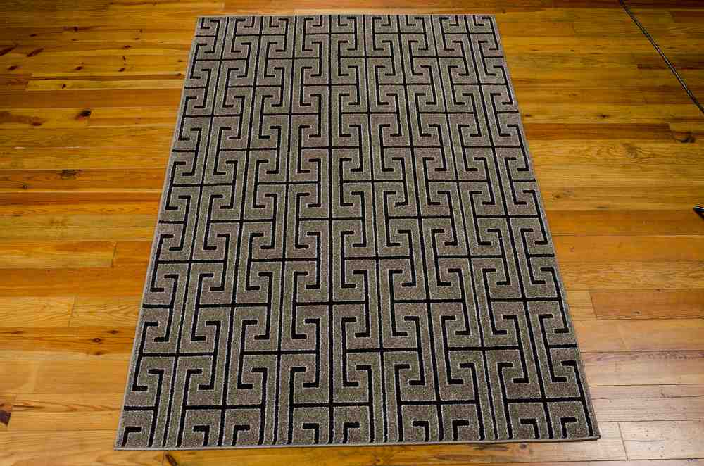 Michael Amini Glistening Nights MA507 Grey Area Rug