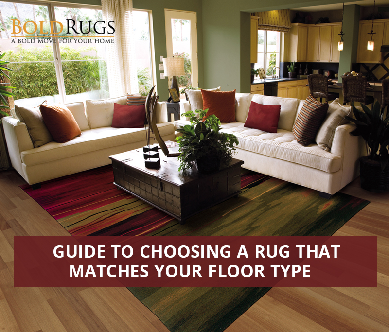 A Rug That Matches Your Floor Type, What To Put Under Rug On Laminate Floor