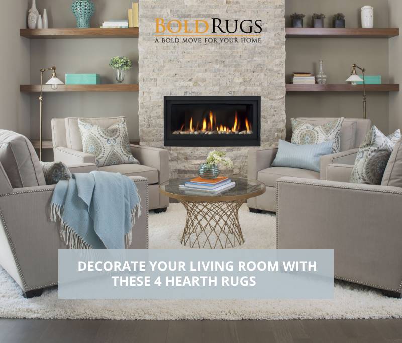 Decorate your Living Room with These 4 Hearth Rugs