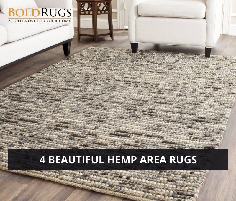 4 Beautiful Hemp Area Rugs